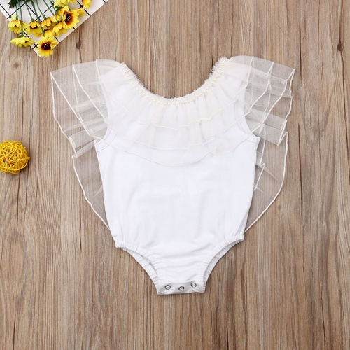 Summer Baby Clothing Newborn Baby Girl Pearl