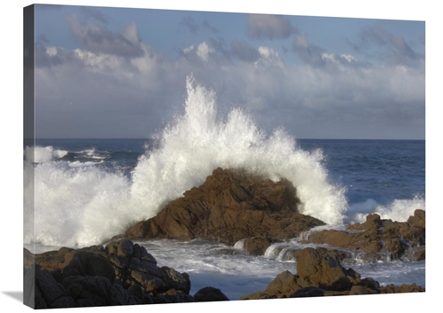 Global Gallery GCS-396546-2432-142 24 x 32 in. Crashing Waves at Garra