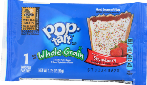 Pop-Tarts Strawberry Whole Grain - Single - 1.76 oz