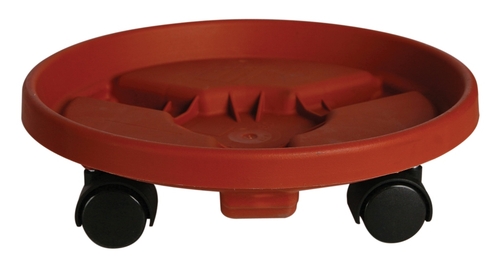 Bloem 95126C 16 in. Round Plant Caddie Saucer, Terra Cotta