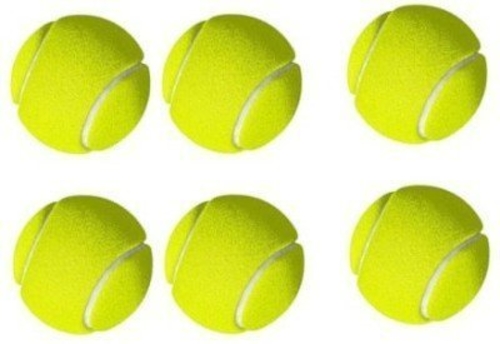 Soft Cricket Tennis Ball  (Pack of 6)