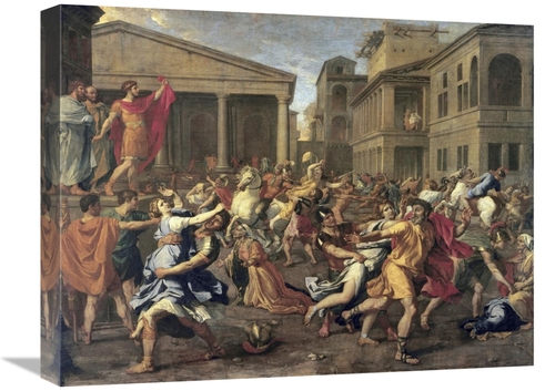 Global Gallery GCS-279479-22-142 22 in. Rape of the Sabines Art Print 