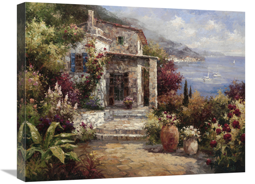 Global Gallery GCS-125952-1824-142 18 x 24 in. Monterosso VIlla Art Pr