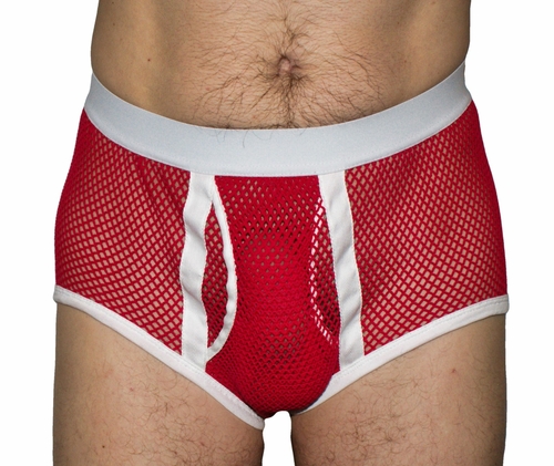 Men's Underpants Underwear Briefs Classic Quality Design String SR RED
