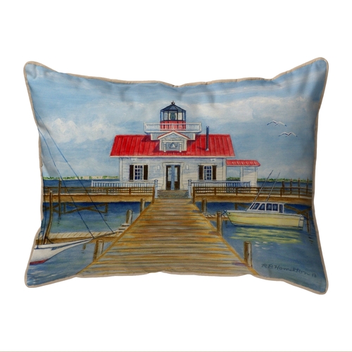 Betsy Drake SN414 11 x 14 in. Marshes Lighthouse Small Pillow