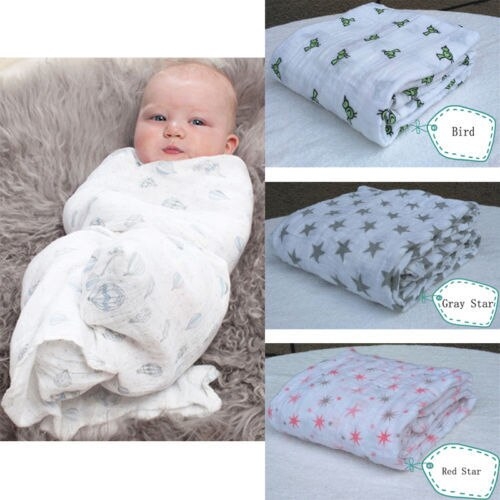 Muslin Blanket Baby Infant Newborn Blanket Baby