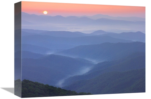 Global Gallery GCS-397020-1216-142 12 x 16 in. Sunset Over the Pisgah 