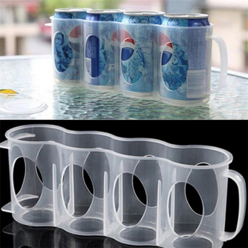 4 Holes Refrigerator Storage Beverage Cans Case