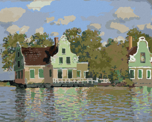 Paint by Numbers - The House on the River Zaan in Zaandam (CLAUDE