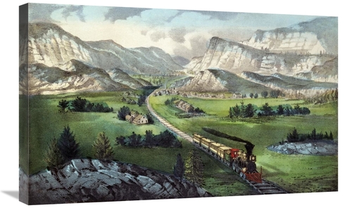 Global Gallery GCS-267896-30-142 30 in. The Great West Art Print - Cur