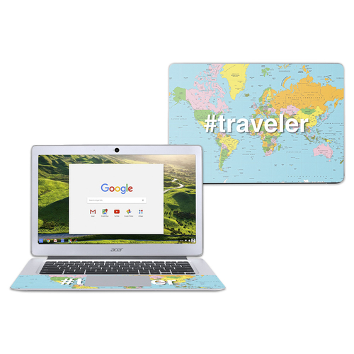 MightySkins ACCR14-Traveler Skin for Acer Chromebook 14 in. CB3-431 - 
