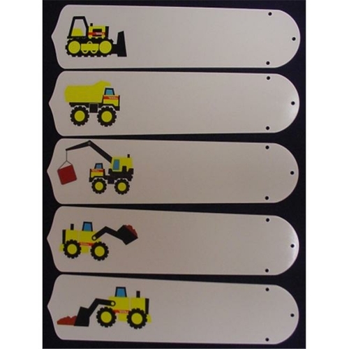 Ceiling Fan Designers 52SET-KIDS-MTCT Mighty Tonka Construction Trucks
