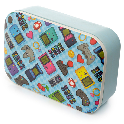 Bamboo Composite Retro Gaming Lunch Box