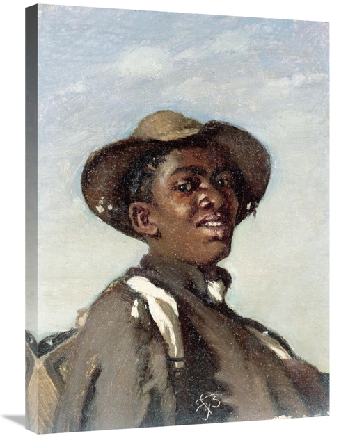 Global Gallery GCS-267801-30-142 30 in. A Negro, Head & Shoulders 