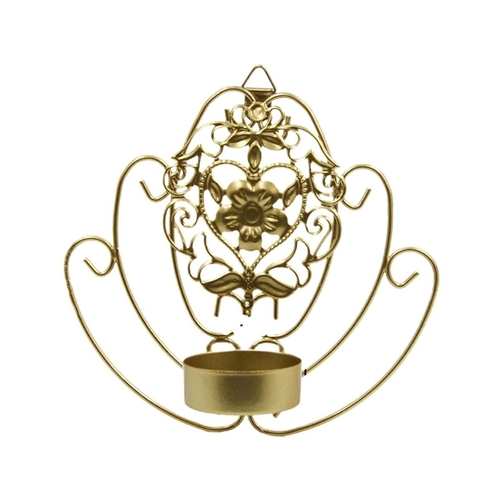 Wall Mounted Candle Holder Candlestick Holder Home Decor Gold