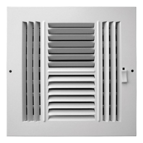 Greystone C104M08X08 8 x 8 in. 4 Way Supply Register  White