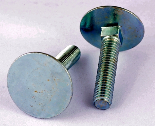 Blue Jay Fasteners 4018064-ZN 0.37-16 x 2 in. Elevator Bolts Steel Zin