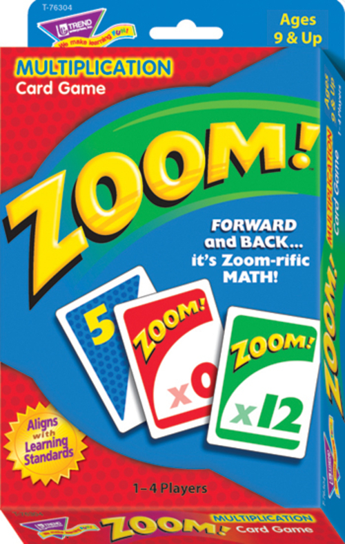 Trend Enterprises T-76304 Zoom Multiplication Card Game