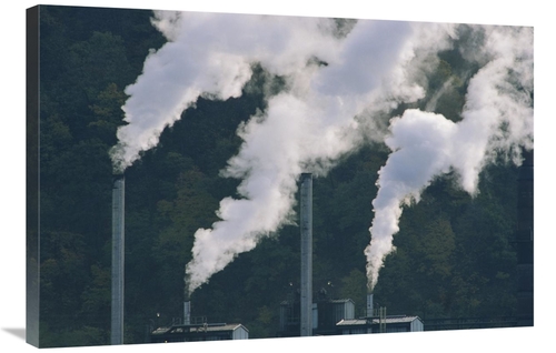 Global Gallery GCS-395747-2436-142 24 x 36 in. Emissions From Coal Pla