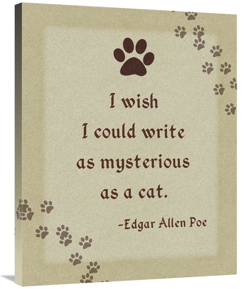 Global Gallery GCS-398808-2835-142 28 x 35 in. Edgar Allen Poe - Myste