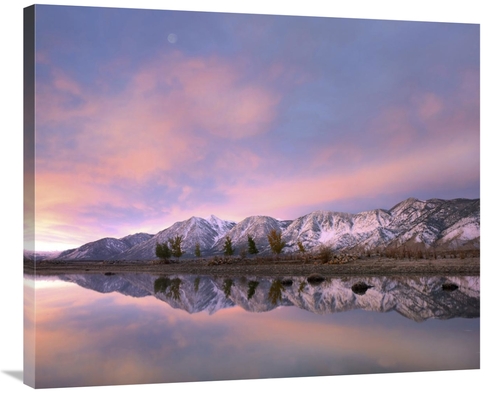 Global Gallery GCS-396277-36-142 36 in. Moon Over Carson Range with Ca