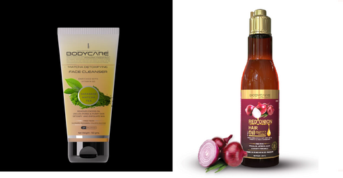 Japanese Matcha Tea Face Wash Red Onion Hair Oil  pack of 2