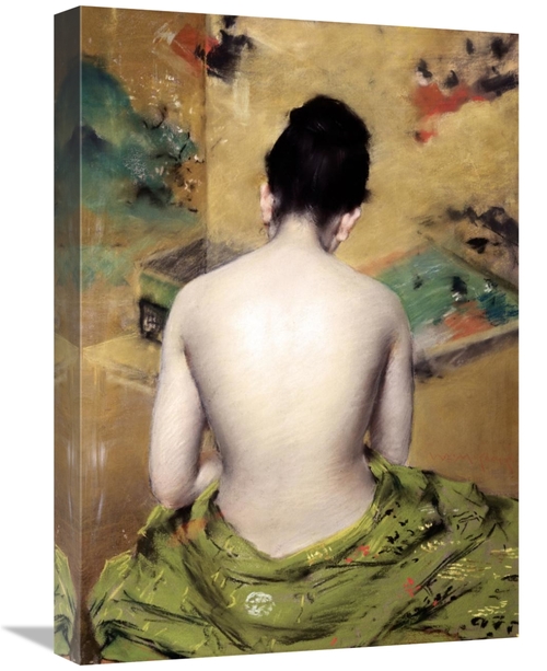 Global Gallery GCS-281876-22-142 22 in. Back of Nude Art Print - Willi