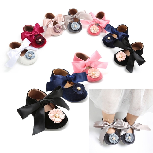 2018 Newly Infant Baby Girls Crib Shoes