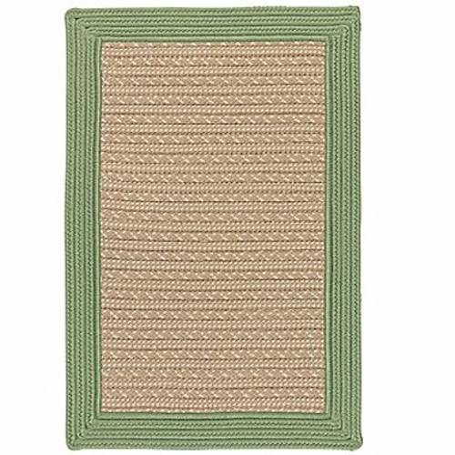 Colonial Mills Rug BY63R024X036S 2 x 3 ft. Bayswater Braided Rug  Moss