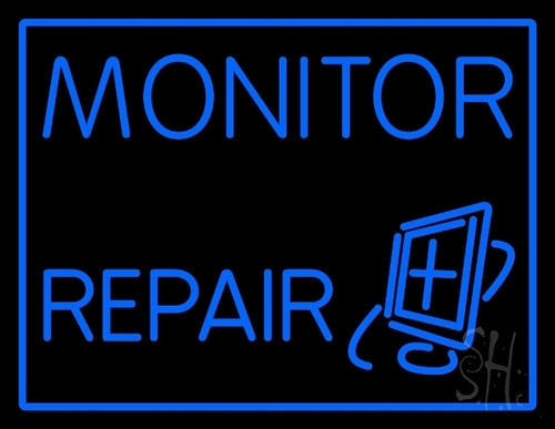 Everything Neon N105-4406 Monitor Repairs LED Neon Sign 15 x 19 - inch