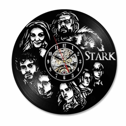 GAME OF THRONES HOUSE STARK DESIGN HANDMADE VINYL RECORD