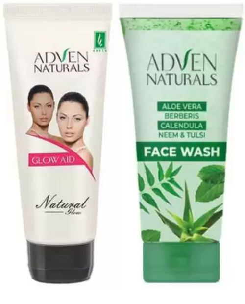 Combo of Glow aid Cream 100GM & Facewash with ABC + neem and Tulsi