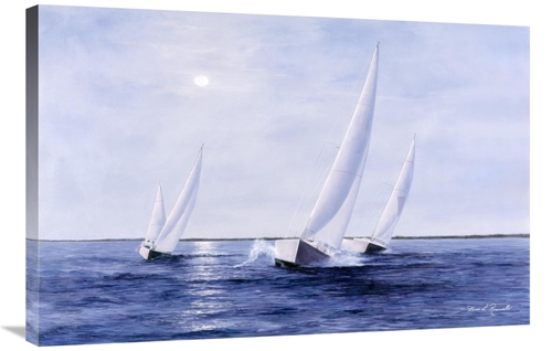 Global Gallery GCS-393967-2436-142 24 x 36 in. Blue Sails Art Print - 