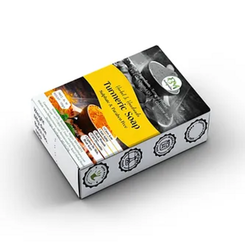 Pack Of 3 Herbal & Handmade - Turmeric Soap