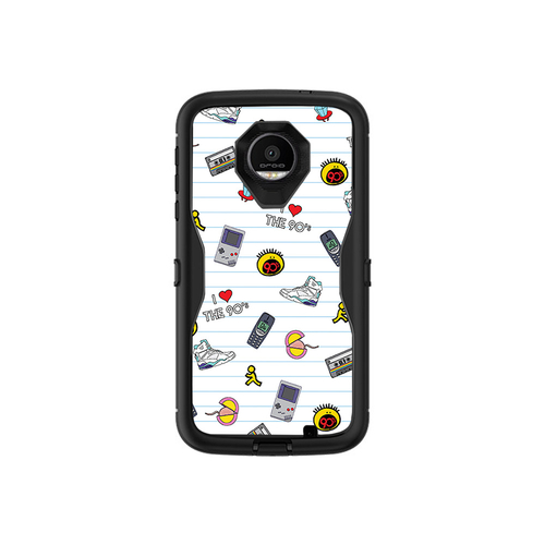 MightySkins MOZDED-Love The 90s Skin for Otterbox Moto Z Force Droid D