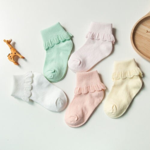 5 Pack  Baby Girl Boy Toddler Knee High Cotton