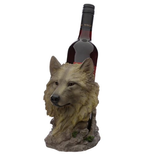Midnight Dreamer Protector of the North Wolf Bottle Holder