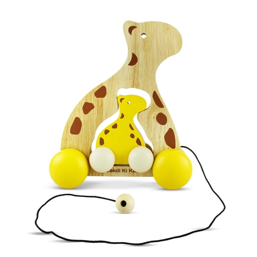 Giraffe Pull Along Toys for Kids, Baby, Infants with 