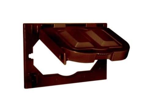 Sigma Electric 14145BR 1 Gang Multiuse Horizontal Cover  Bronze
