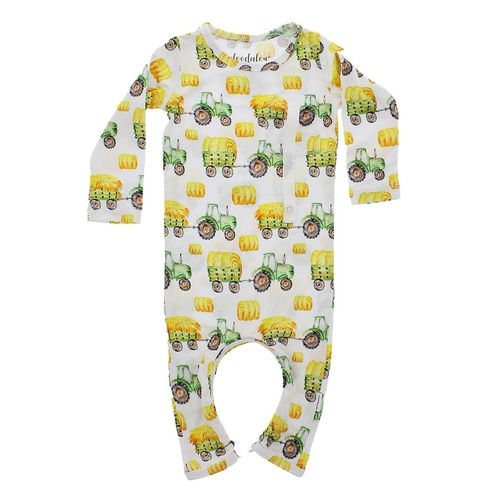 Hay Ya'll - Doodalou Bamboo Baby Romper - 12 - 18 Months