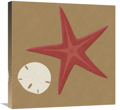 Global Gallery GCS-454909-2424-142 24 x 24 in. Summer Fun - Starfish A