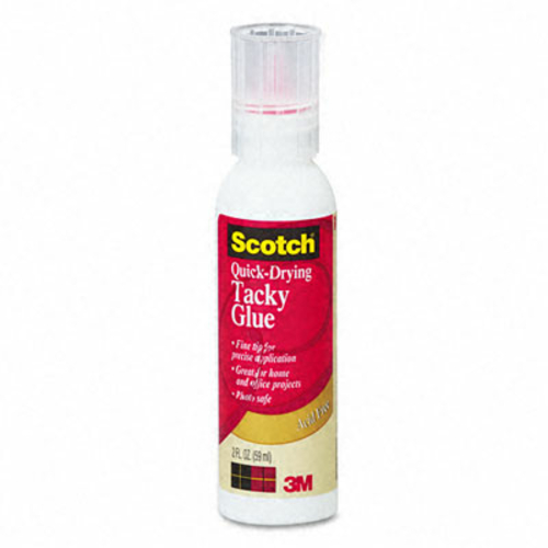 3M 6052B Quick-Drying Tacky Glue  4 oz  Roller
