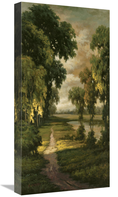 Global Gallery GCS-124474-1224-142 12 x 24 in. Tranquility Path I Art 