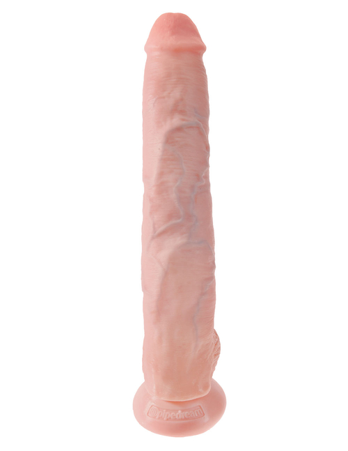 King Cock 14" Cock With Balls - Light