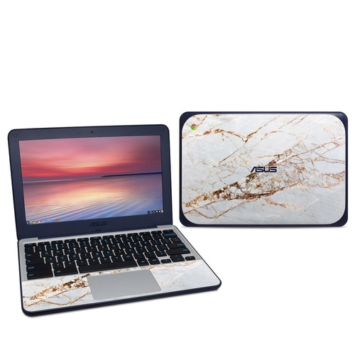 DecalGirl AC202-HZLMRB Asus Chromebook C202S Skin - Hazel Marble