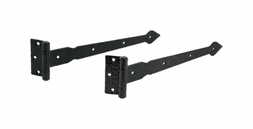 National Hardware 5001877 0.15 x 14 in. Spear T-Hinge Black Steel,