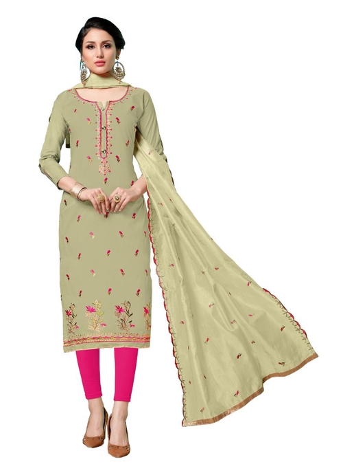 Generic Women's Jam Cotton Salwar Material (Light