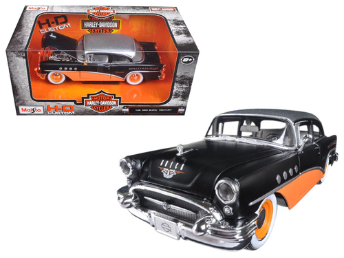 1955 Buick Century \Harley Davidson\" Black and Orange with Silver Top