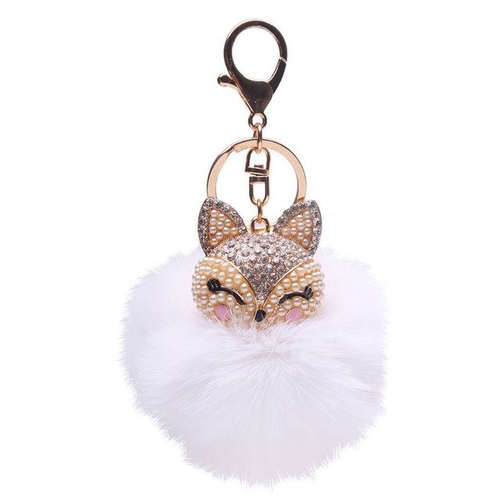 Best sale bag Pendant lovely Fox Fur Ball with