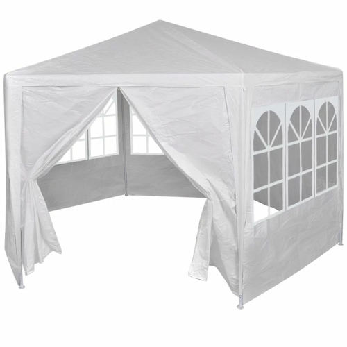 Marquee with 6 Side Walls White 6.6'x6.6'